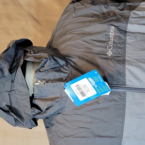 NWT COLUMBIA MEN'S PACKABLE GLENNAKER LAKE RAIN JACKET US XLT TALL - Picture 4 of 16